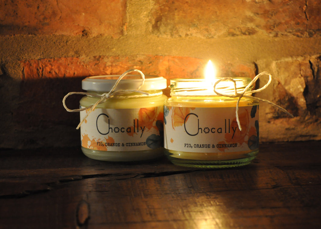 Fig, Orange & Cinnamon Handmade Candle