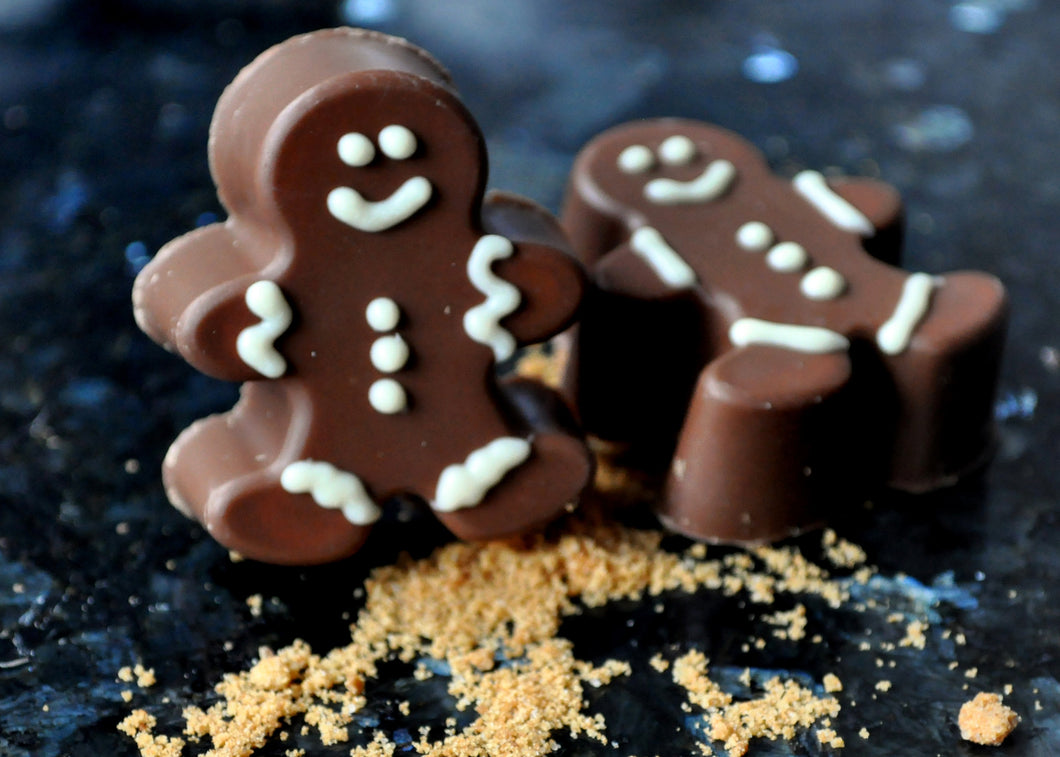 Milk Chocolate Gingerbread Men Truffles