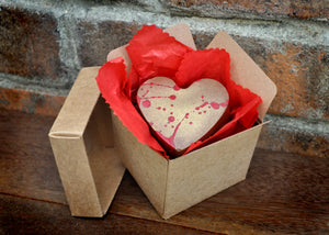 A Nutty Caramel Heart in a Box