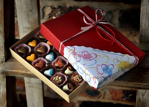 Large Valentine Love Heart Chocolate Box